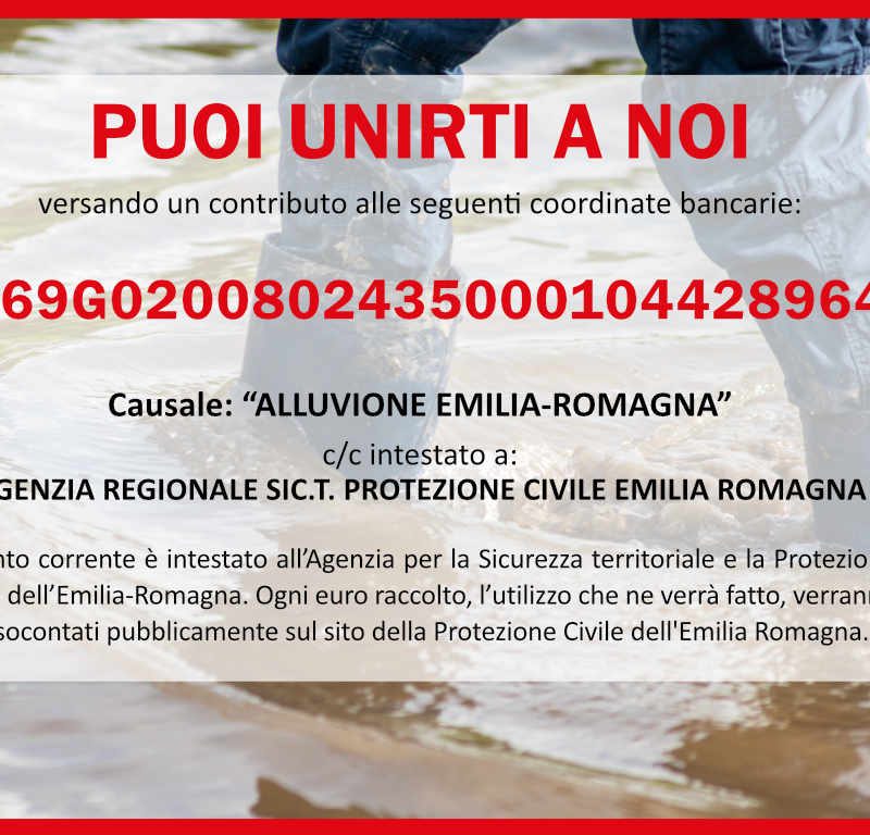 Protezione Civile Emergenza alluvione emilia romagna